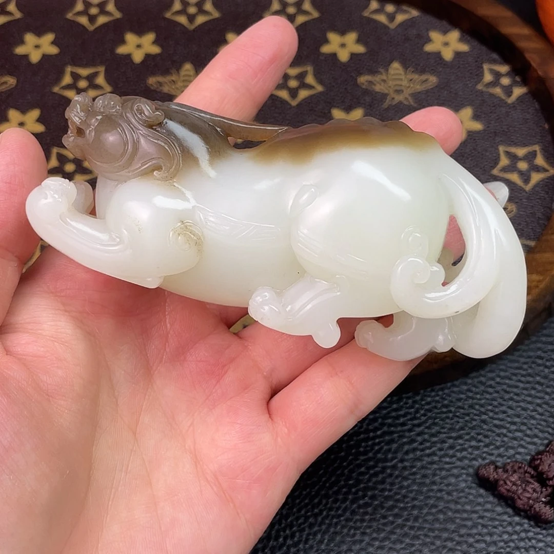 和田玉未镶嵌摆件