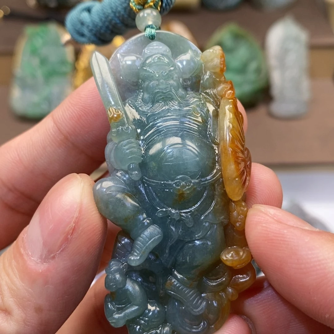 未镶嵌定制翡翠钟馗