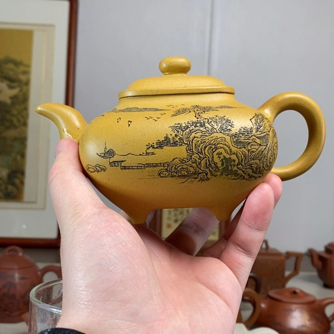 茶壶紫砂原矿泥料传统工艺制作