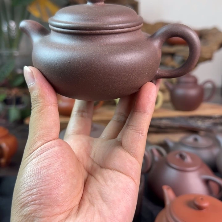 茶壶紫砂宏*微瑕仿古 紫砂壶