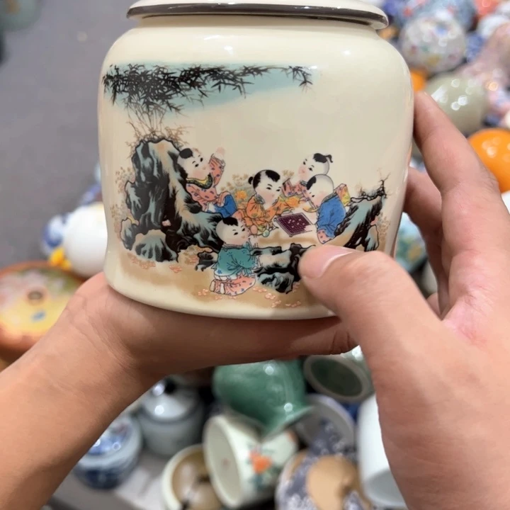 瑕疵福利品陶瓷茶叶罐