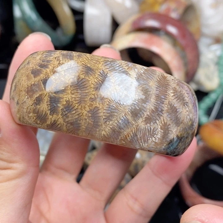 提***苏硅化玉未镶嵌手镯（圆镯）