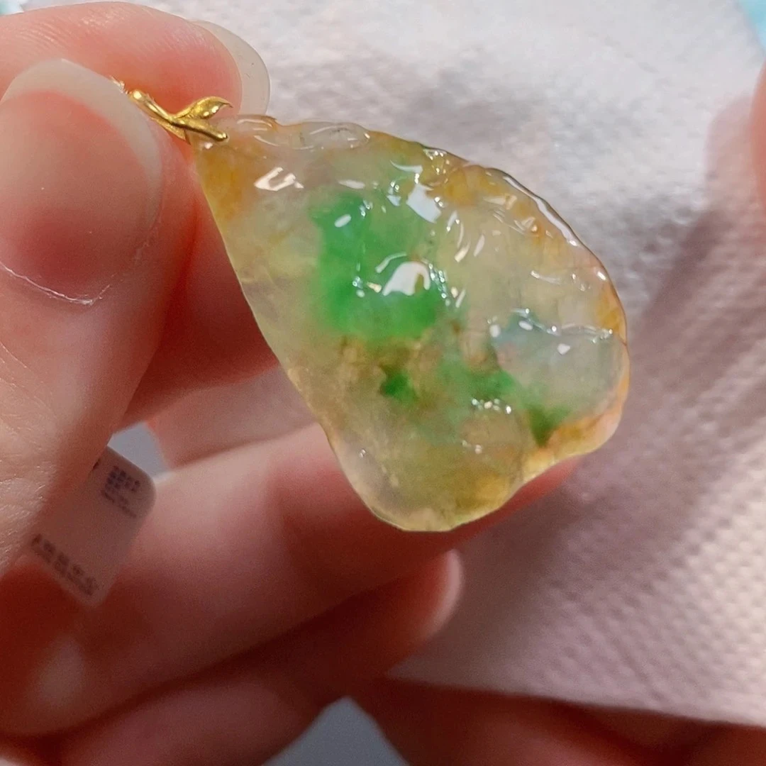 纯天然缅料翡翠A货 2919