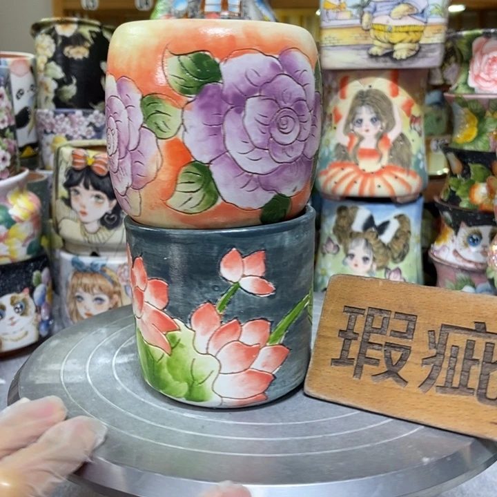 景德镇艺术手绘作品