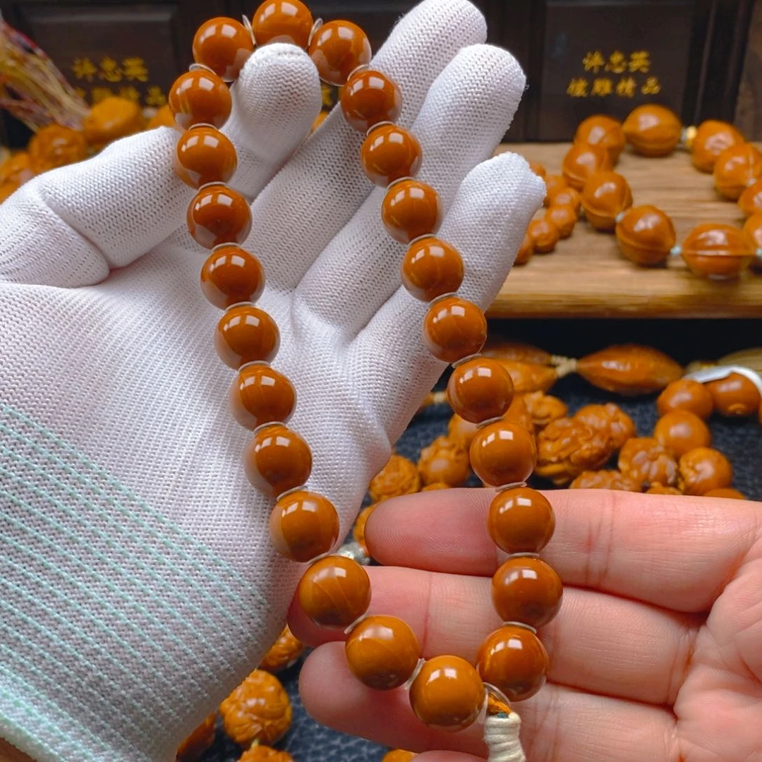 手串/手链橄榄核梅林铁核1.3正圆全品无瑕，24颗