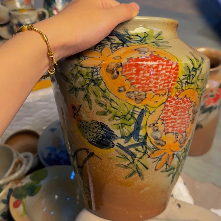瓷片景德镇陶瓷手工手绘