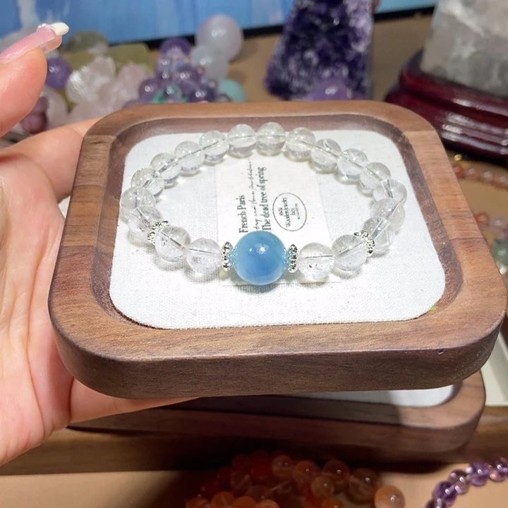 水晶手串合金露丝配色