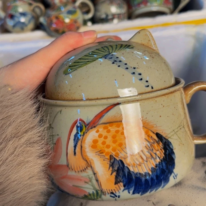 瓷片景德镇陶瓷手工手绘