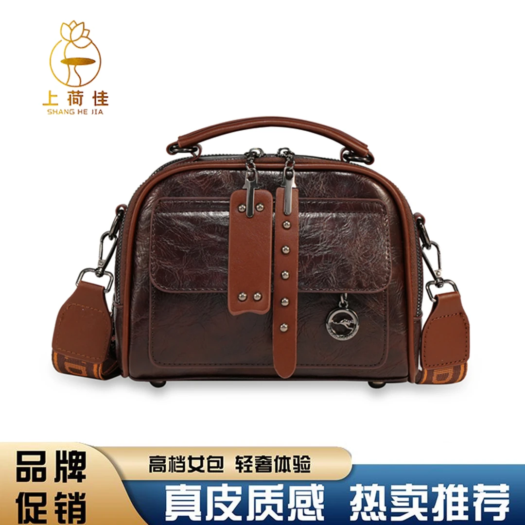 港风纯色大容量女包时尚轻奢单肩百搭