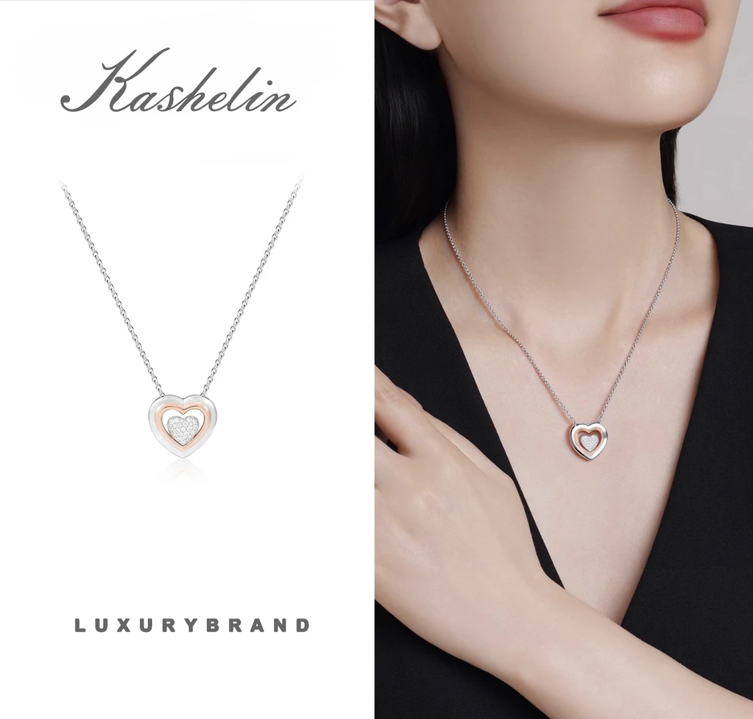 法★【心有灵犀】KASHELI设计师款短款毛衣链~8842