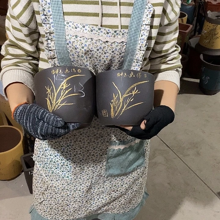 花盆紫砂紫砂花盆