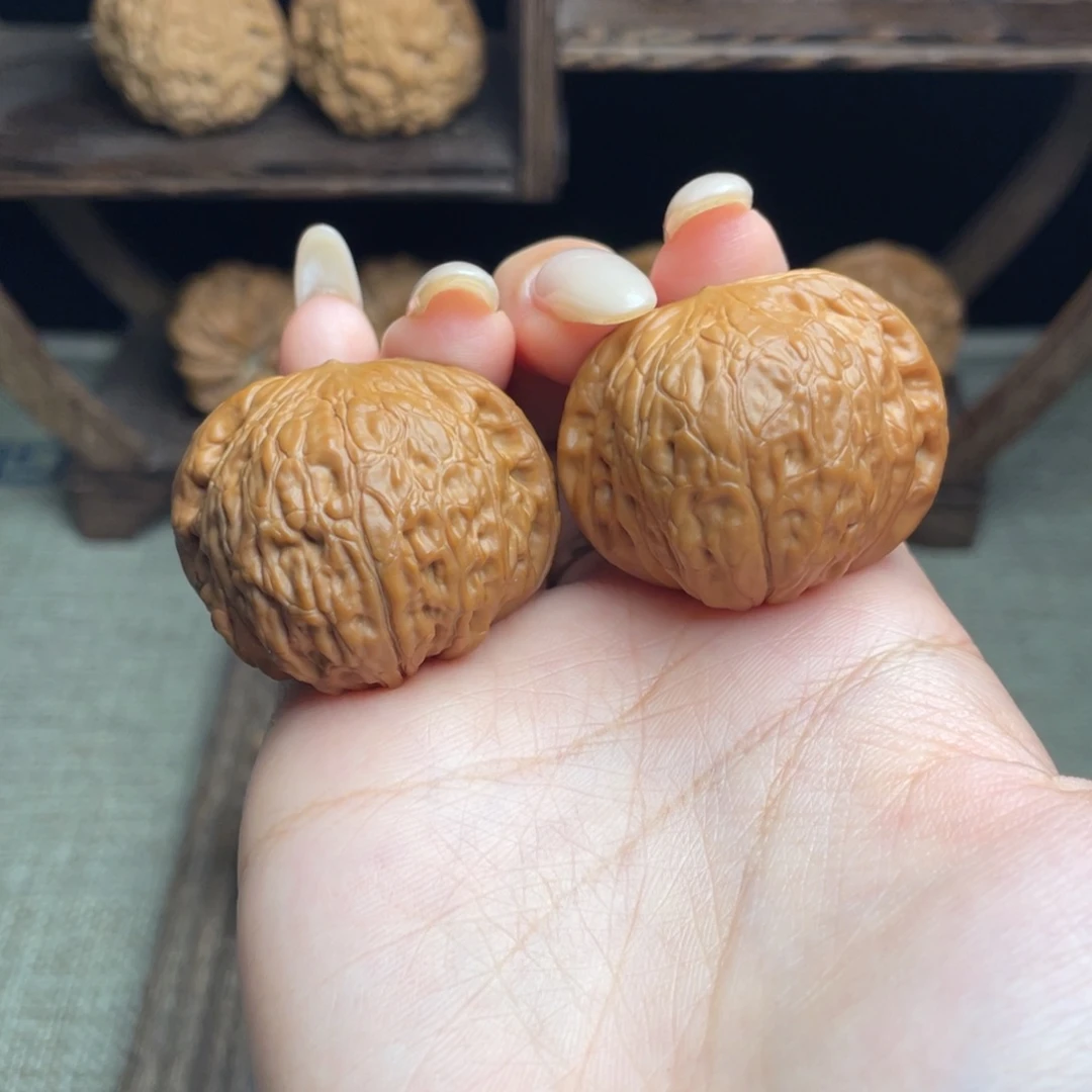 文玩核桃吊坠铁锤37 全品打底精配毕业红皮