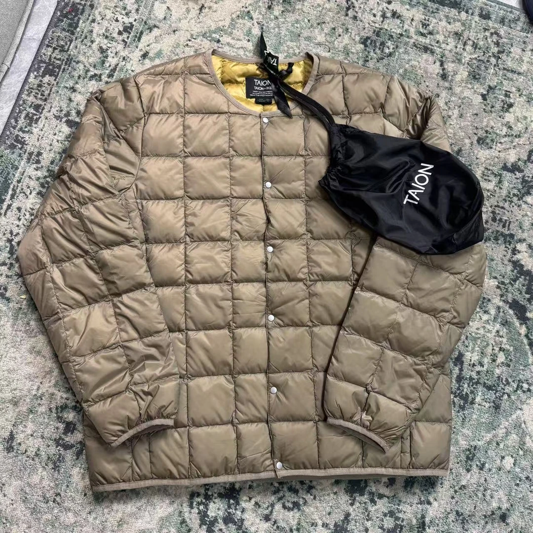 TAION 面包色 收口圆领 冬季外套 超保暖