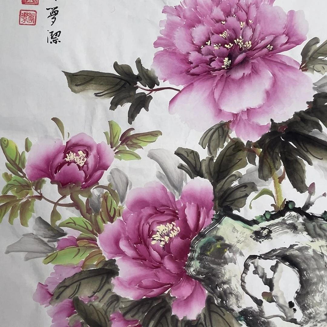 七***妮国画纯手绘作品集欣赏