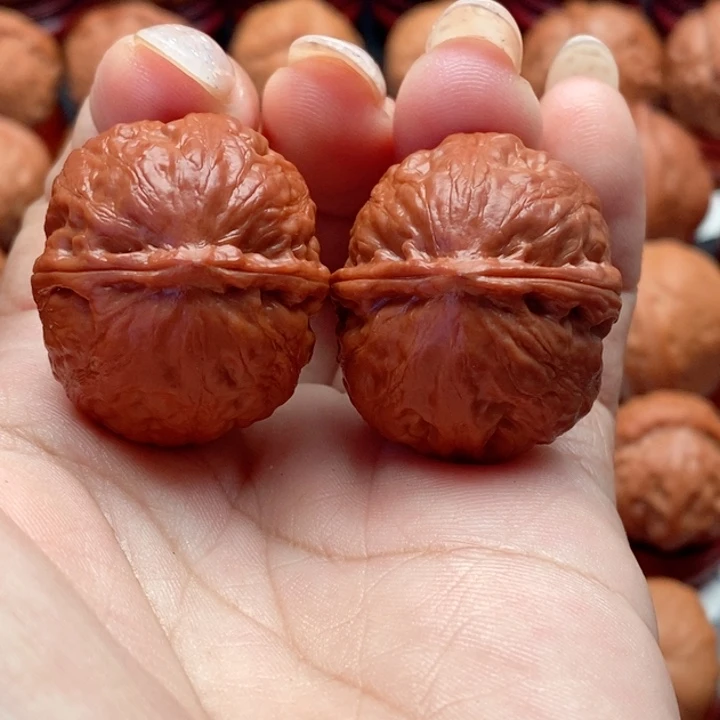洋***意把件文玩核桃绣球