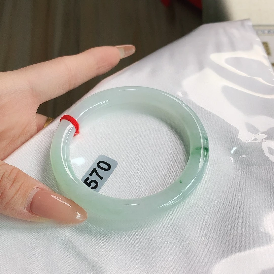 未镶嵌手镯翡翠54圈口570