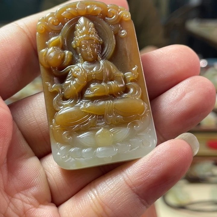 颈饰未镶嵌和田玉京****送