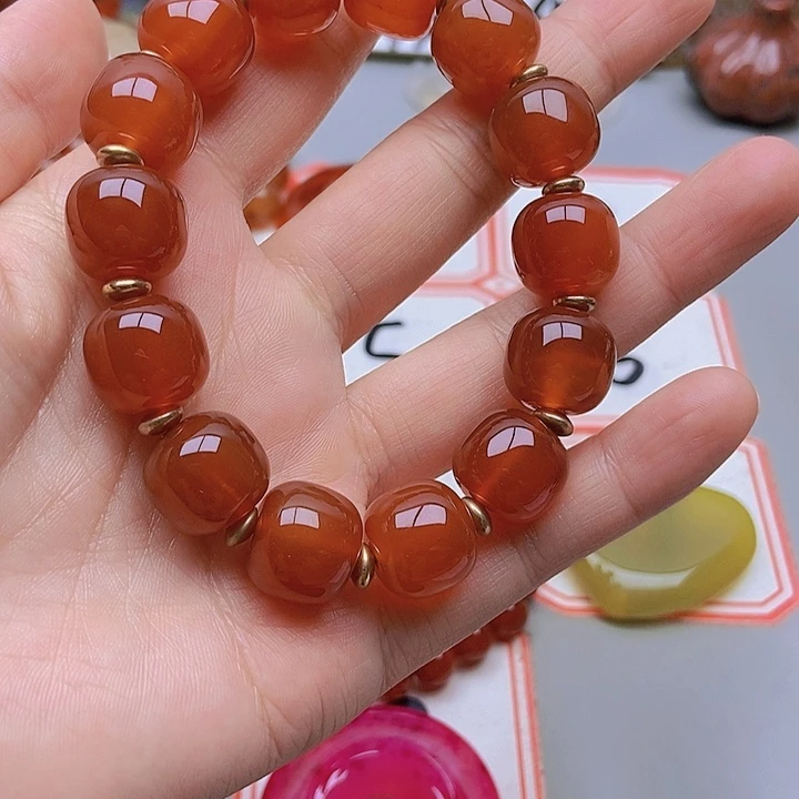 【闪购商品】未镶嵌玛瑙/玉髓珠宝半成品开***妹