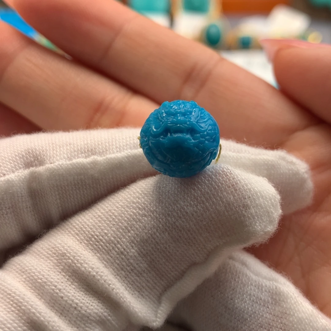 绿松石未镶嵌绿松石11mm