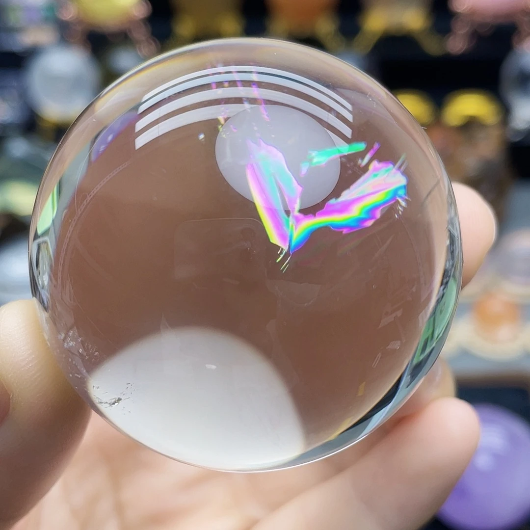 未镶嵌珠宝半成品水晶天然水晶51.3mm
