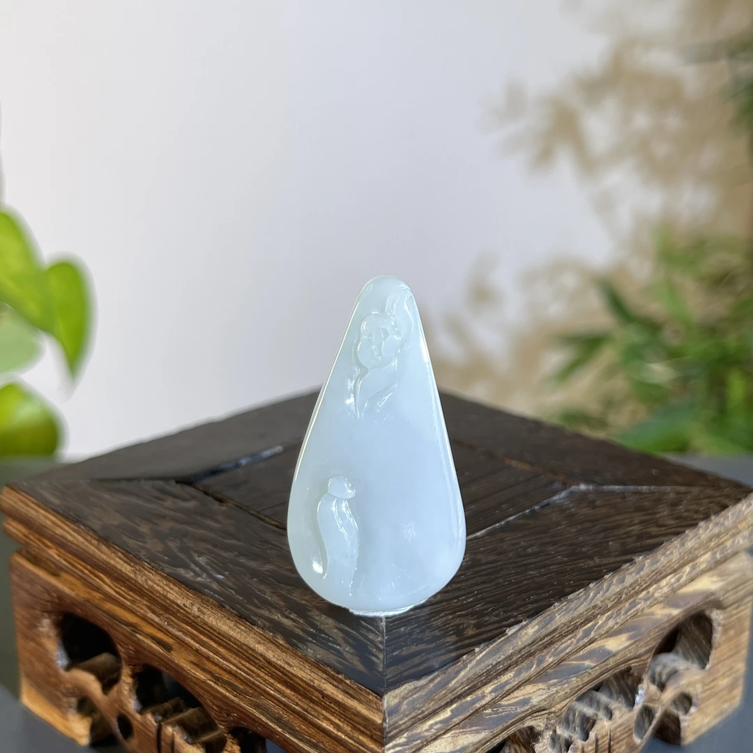 JTA26-017 天然缅甸翡翠A货 悟道