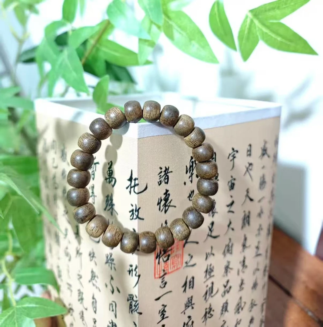 【大鹏珍藏】Rsp1733 富森红土沉香手串桶珠1.0沉水（多样性发货）