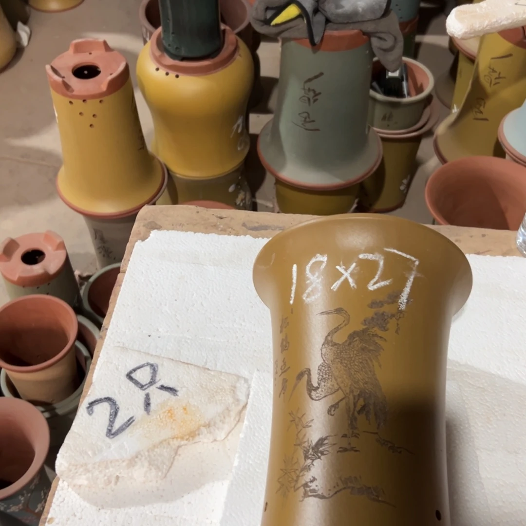 宜兴川阁紫砂花盆