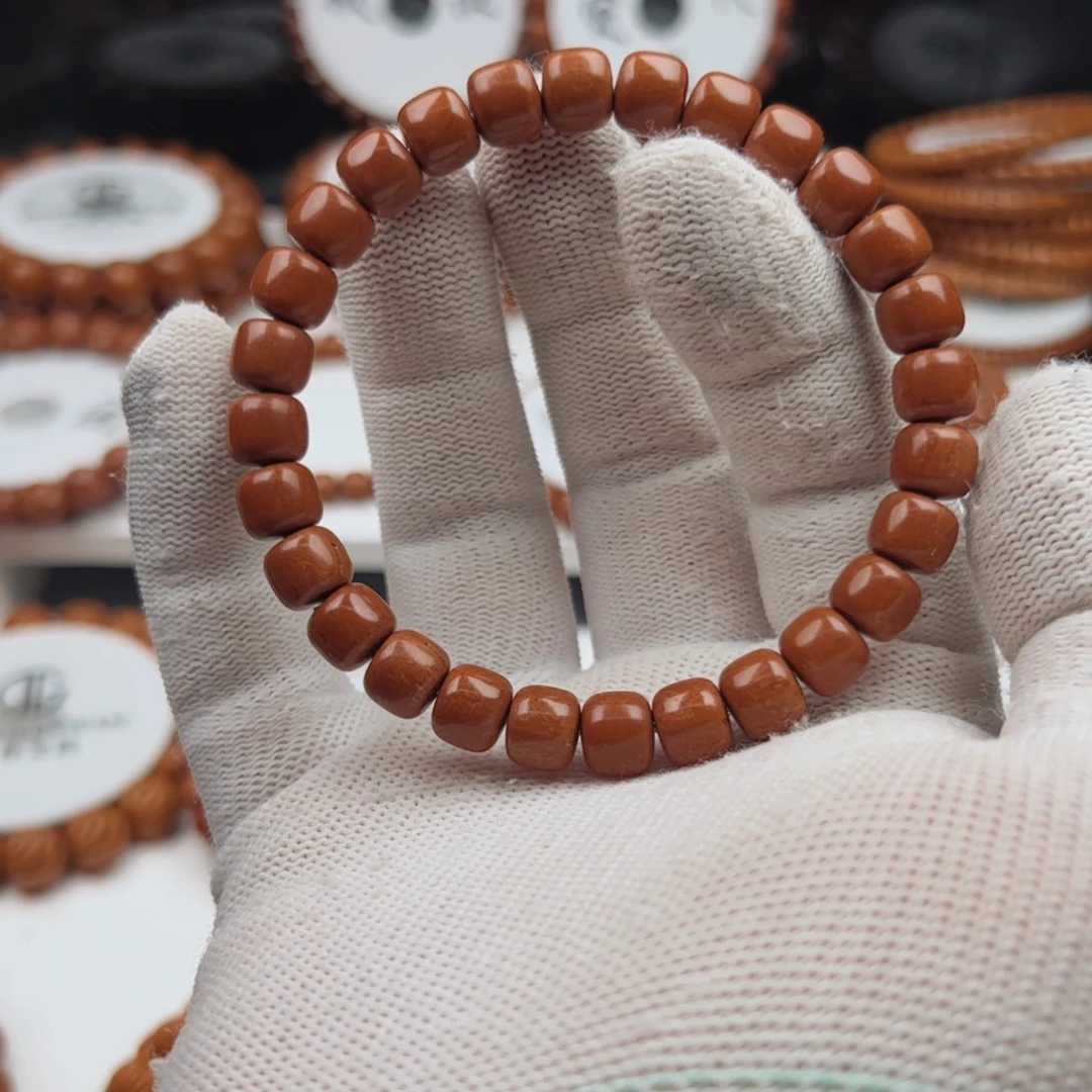 日***落吊坠桃核桃核手串