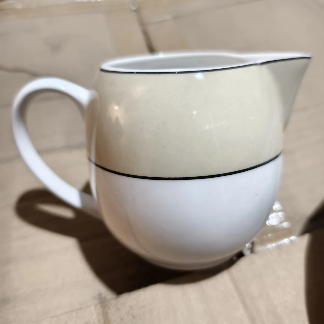 陶瓷杯 出口底标奶缸公道杯  微瑕