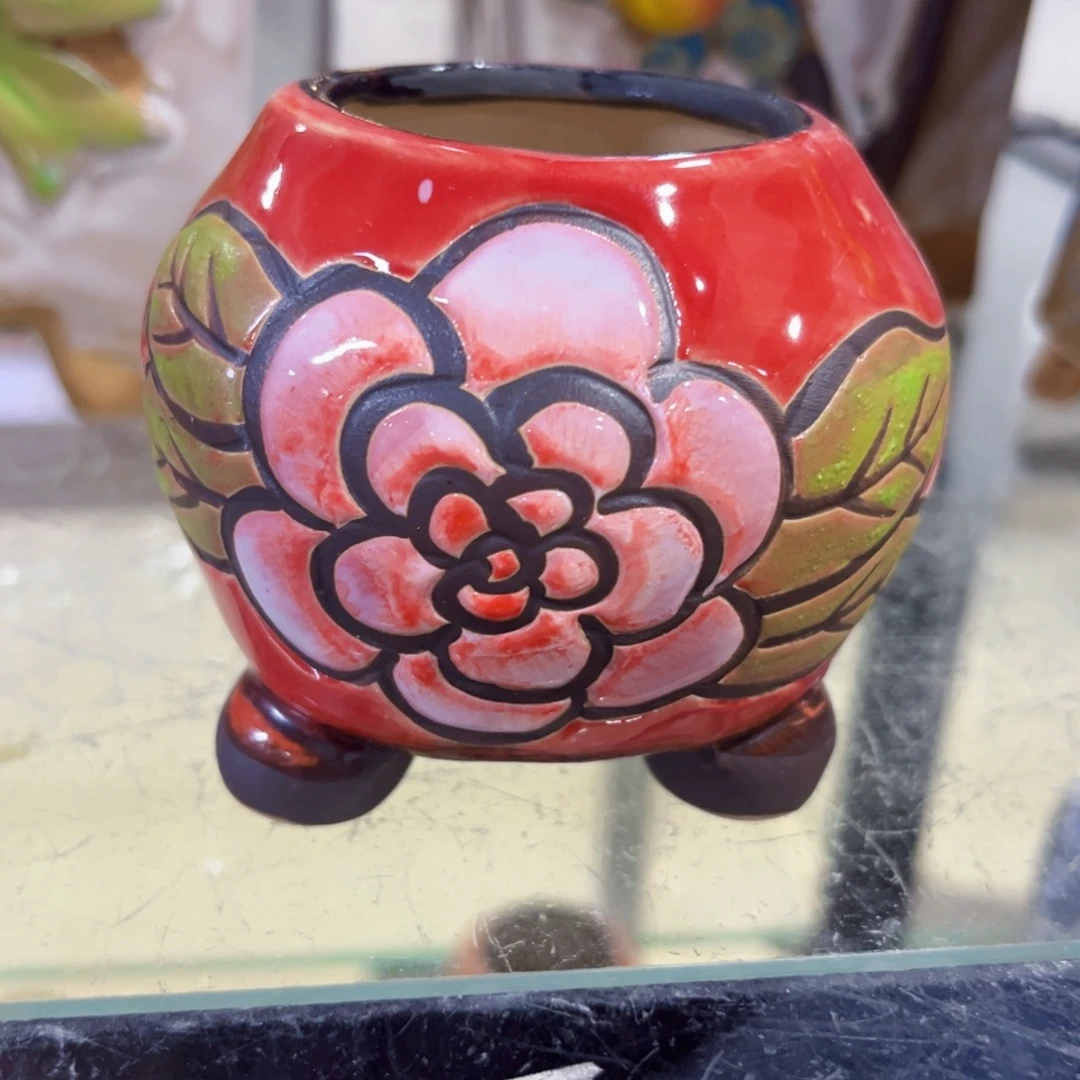 琉璃手工艺品多肉花盆陶瓷艺术品