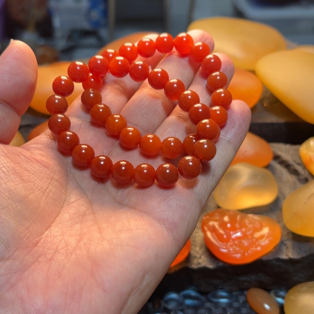 阿***陈石英岩玉未镶嵌手串