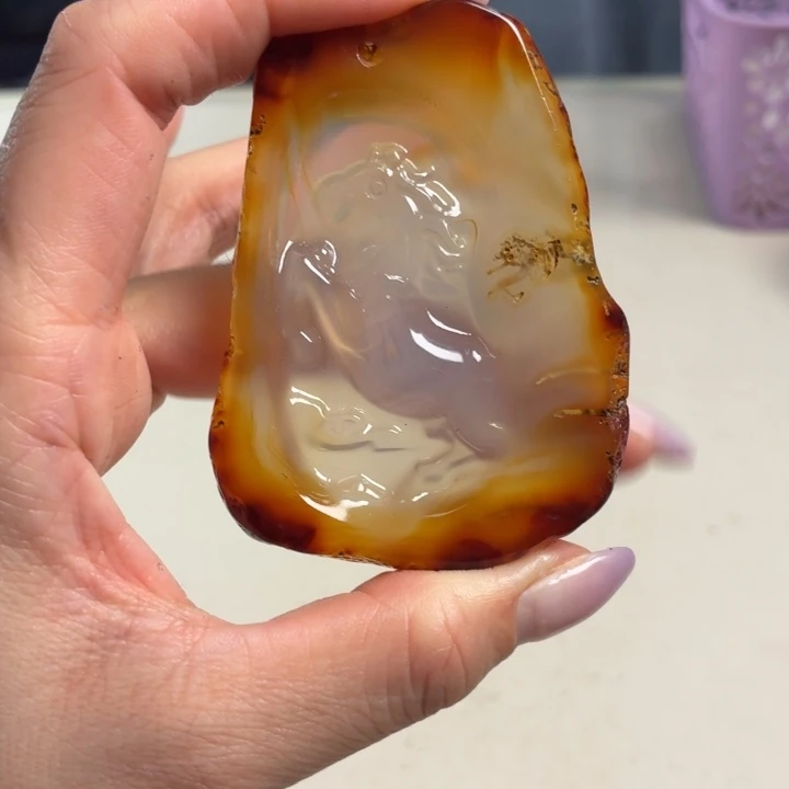 玛瑙/玉髓未镶嵌吊坠(不含链)