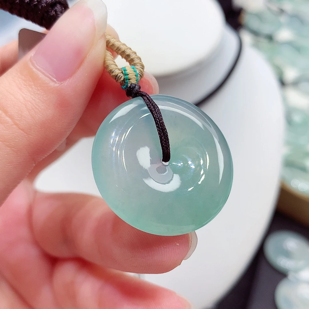 颈饰未镶嵌翡翠翡翠40，26.5/5.3