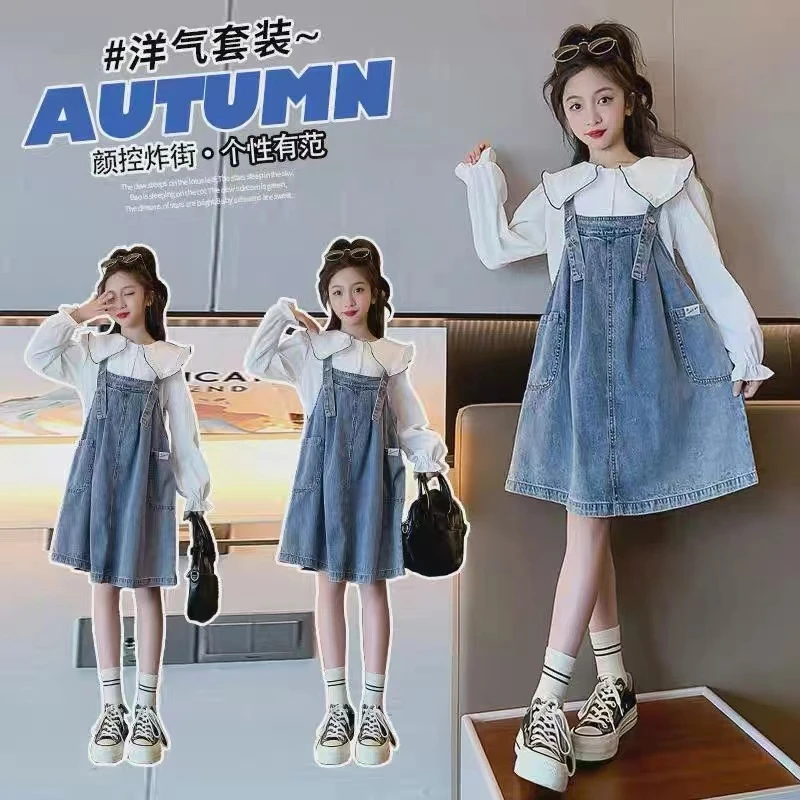 春秋款女童背带裙481