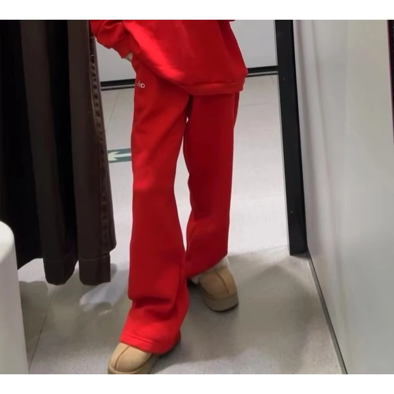 2025 ALO时尚潮流运动休闲女款卫裤宽松(H007)