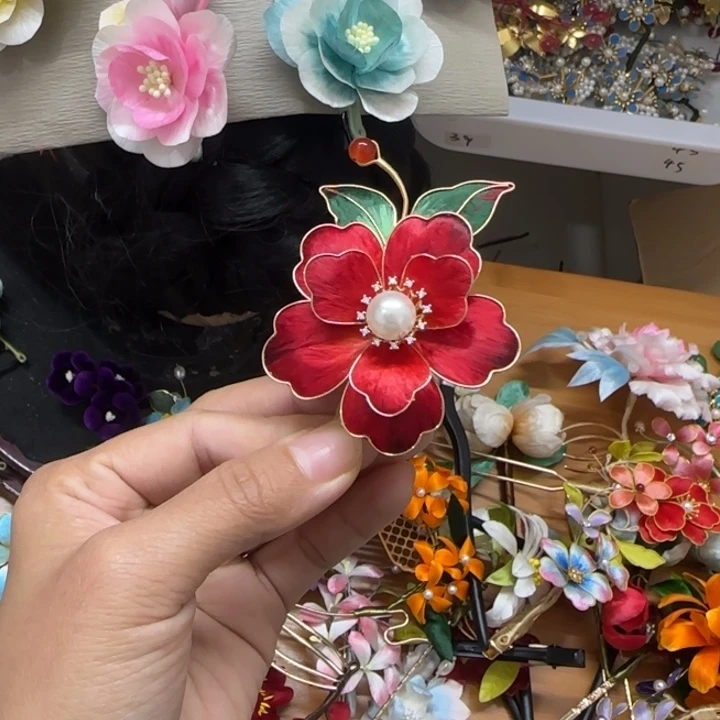 仿珍珠铁合金绒花现货