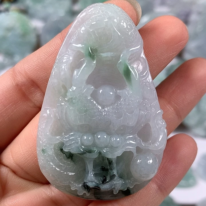 颈饰未镶嵌翡翠随形龙行天下福利款卡10+