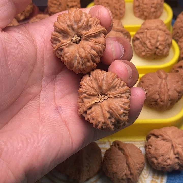 文玩核桃吊坠凹底35尺