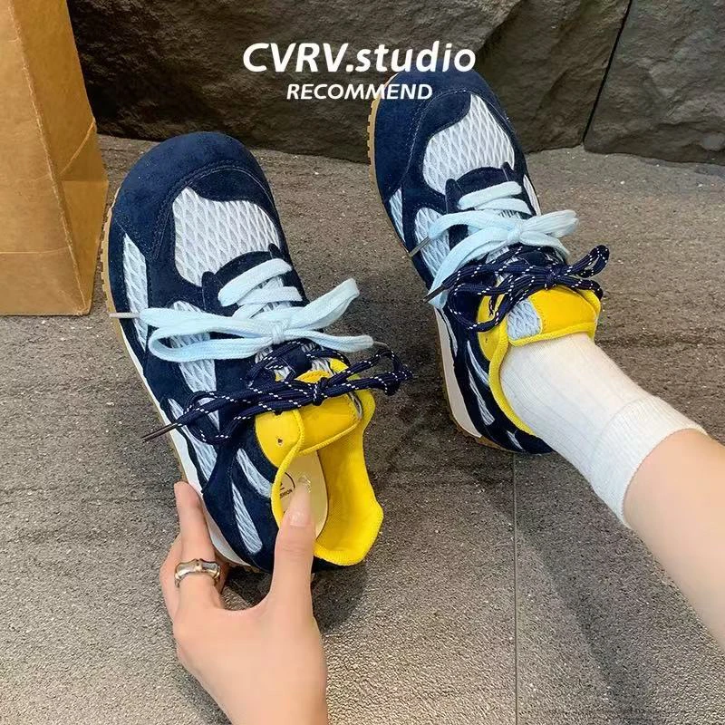 透气德训鞋纯色韩版时尚休闲鞋