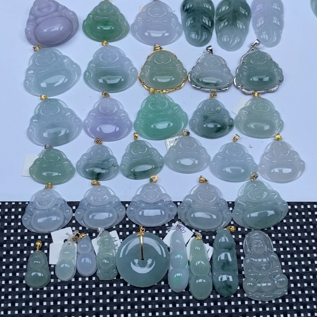 翡翠未镶嵌颈饰天然翡翠