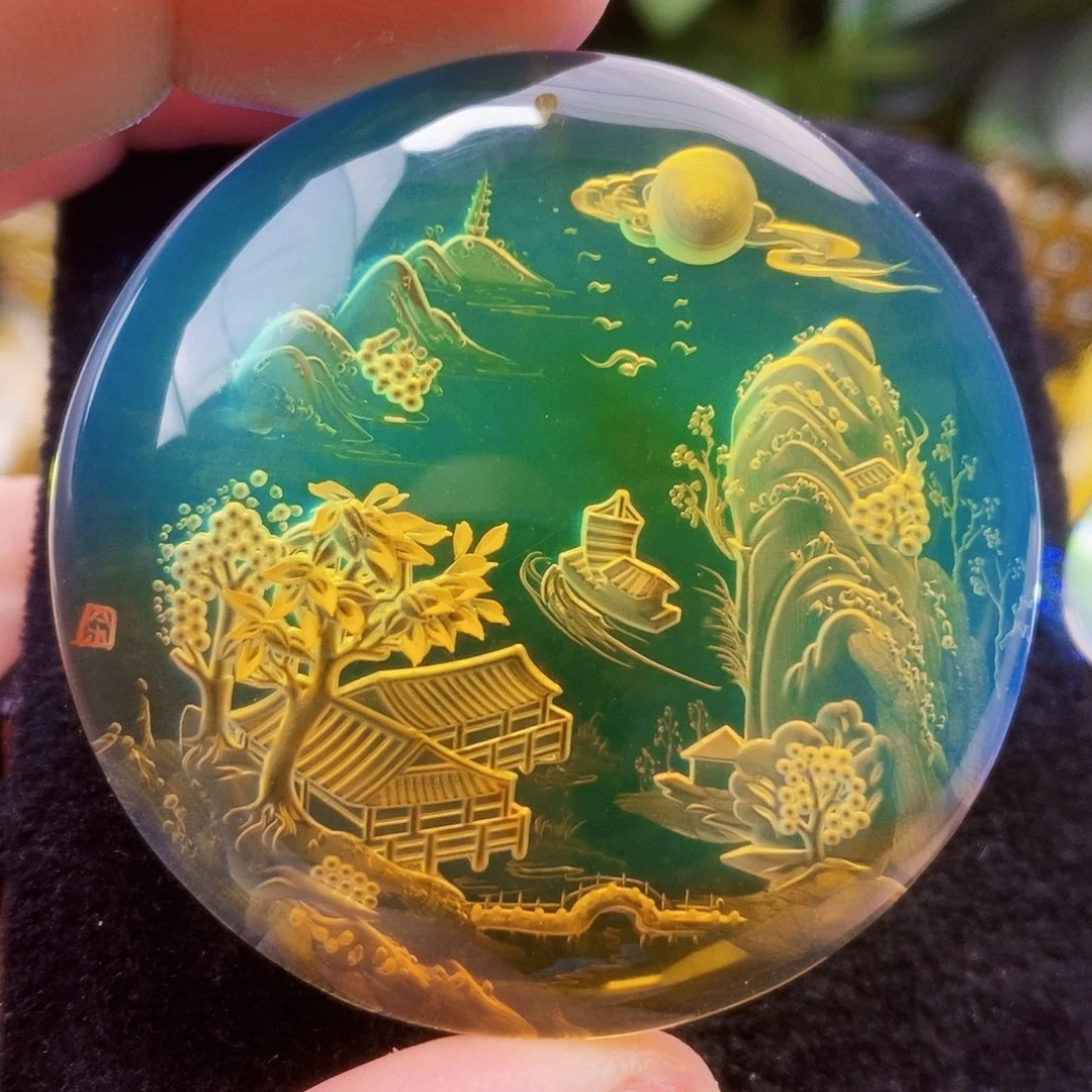 【闪购商品】蓝珀吊坠(不含链)未镶嵌