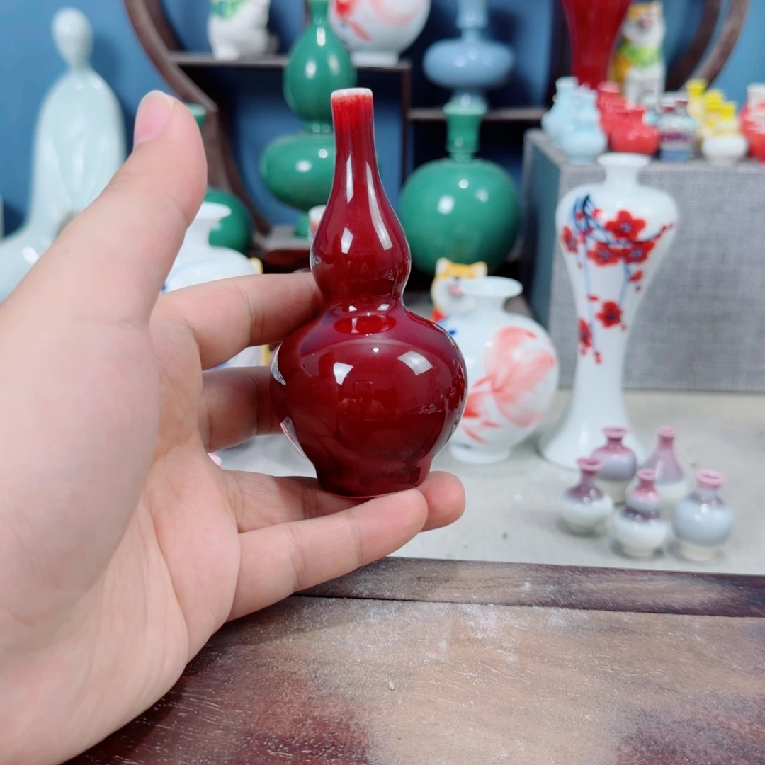 陶瓷手工小花器摆件