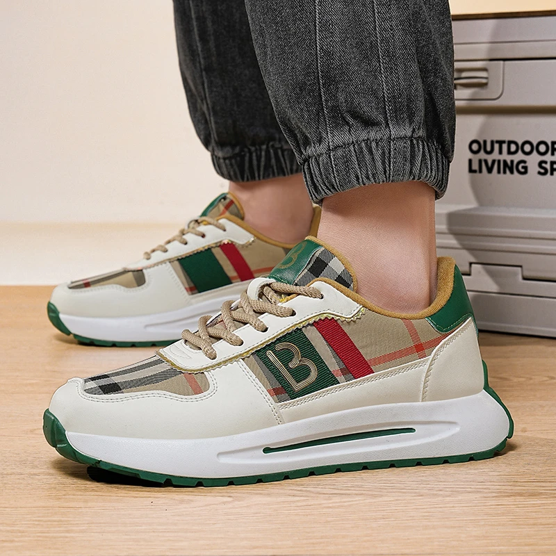 澳驰宾利高端定制韩版潮流百搭时尚休闲鞋厚底板鞋9019鞋子