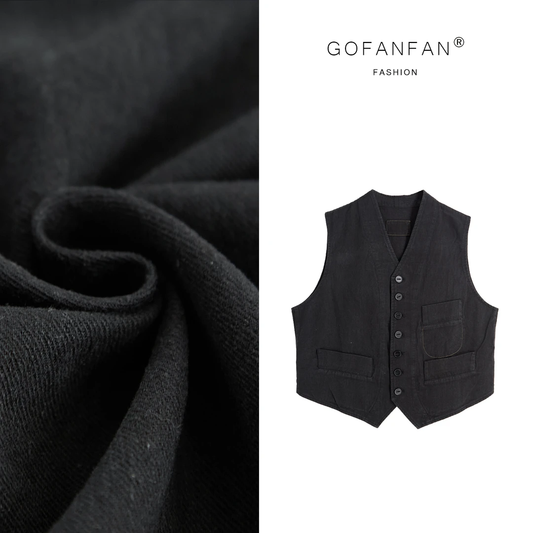 GFF STUFIO【英式老钱】小众设计师穿搭老钱风水洗牛仔马甲