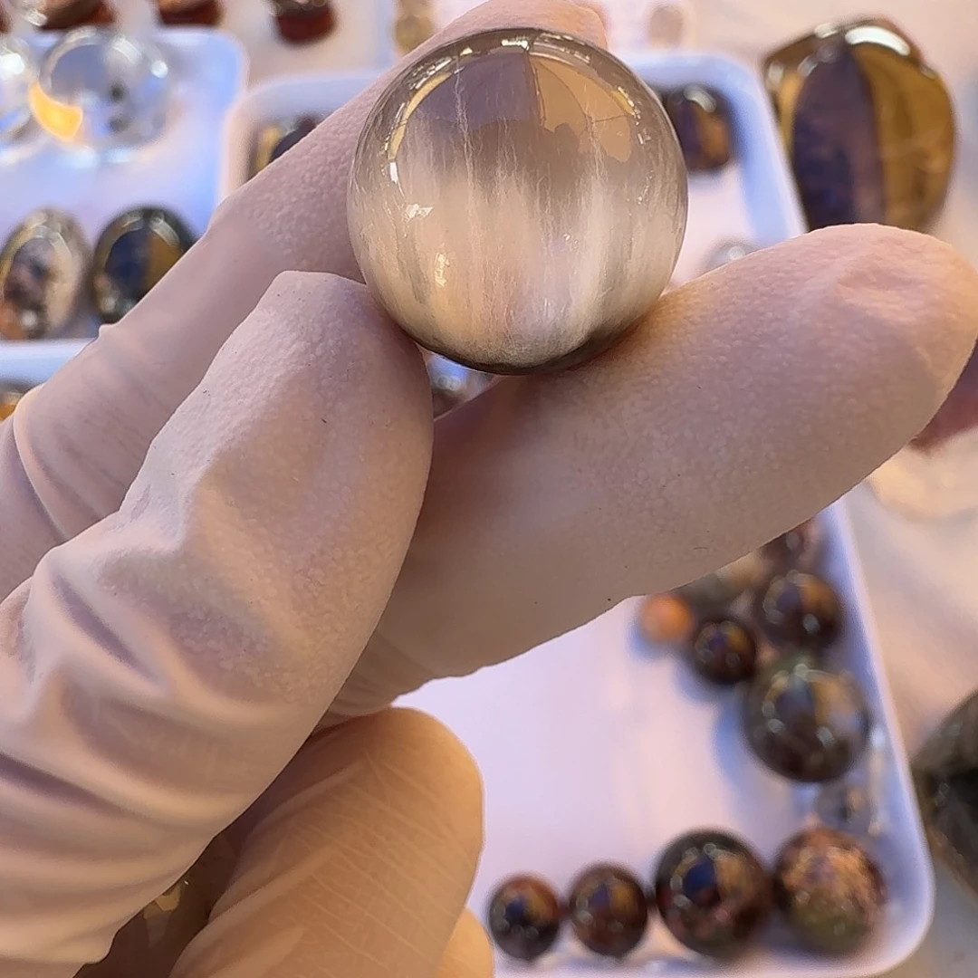 蓝兔毛17mm打孔定制不退换未镶嵌水晶跳***裤