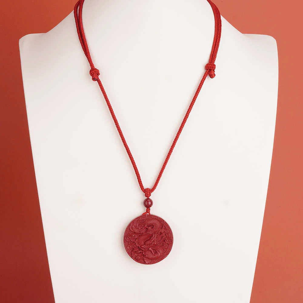 含辰砂工艺品紫金砂高含量龙凤牌吊坠手工八股