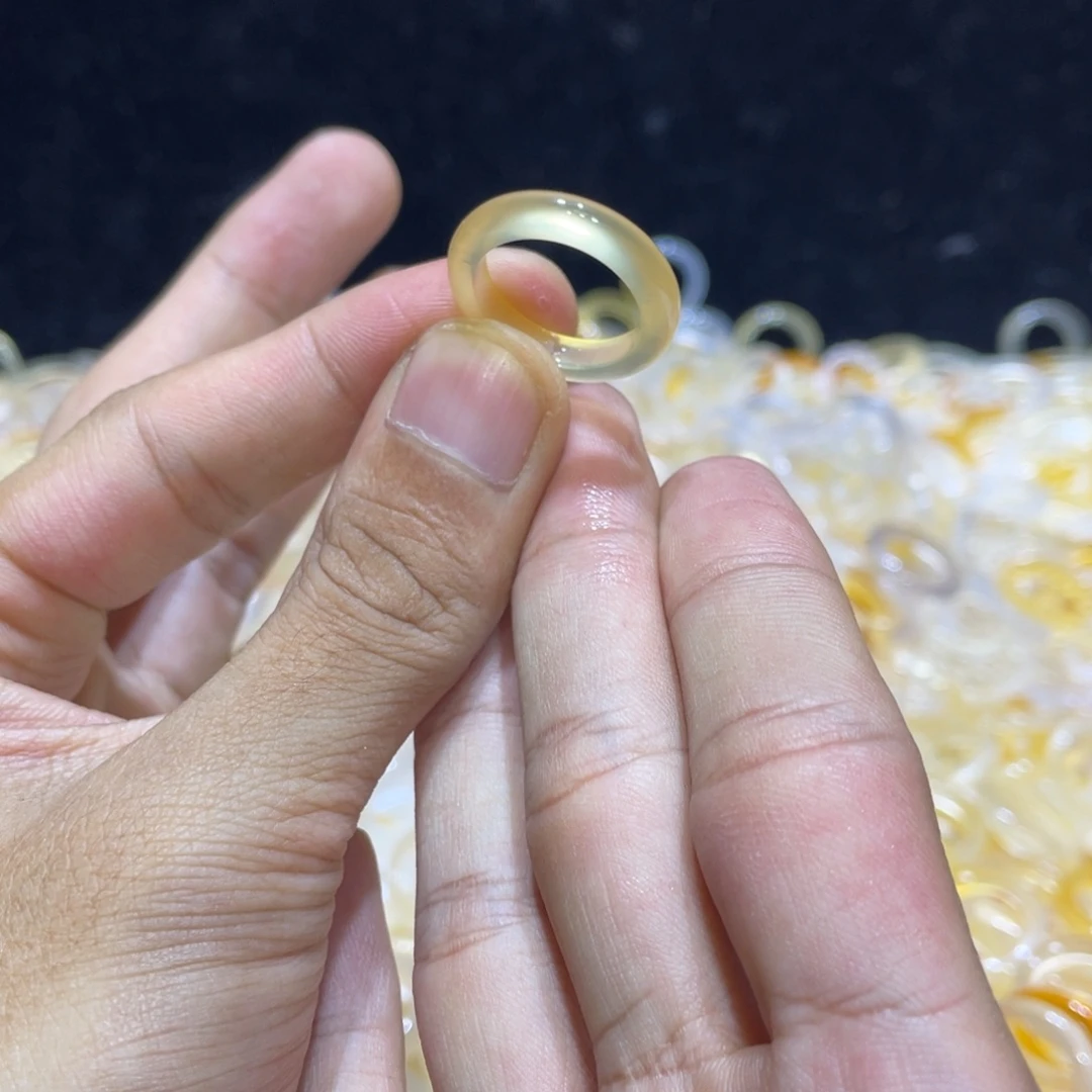 玛瑙/玉髓合金戒指40号港14