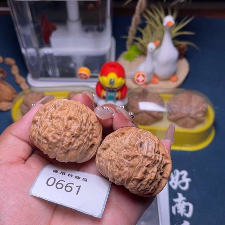把件文玩核桃南瓜墩44-0661