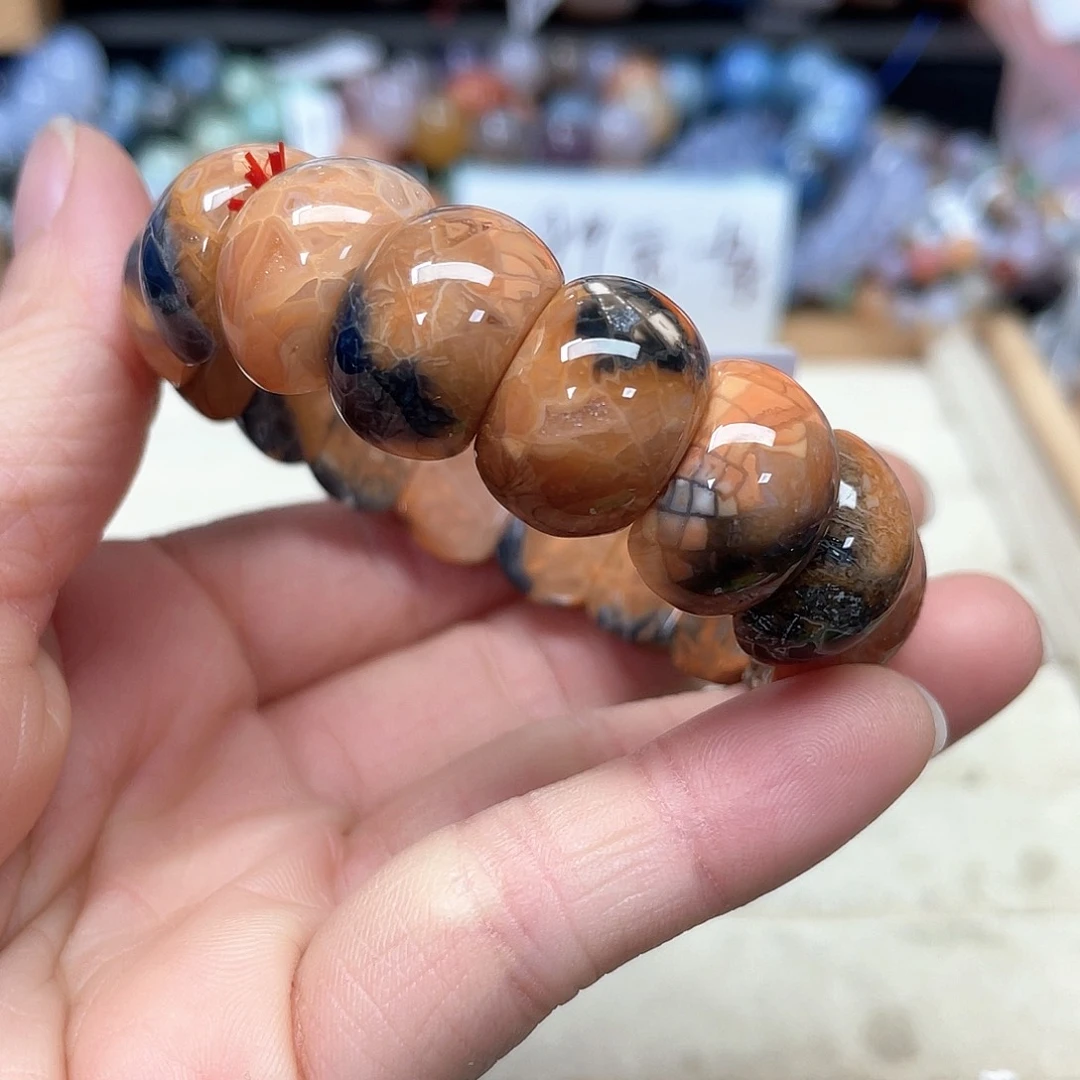 硅化珊瑚（珊瑚玉）手链未镶嵌小*硕184