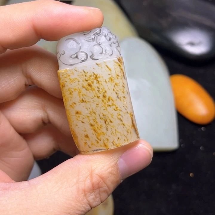 定制和田玉和田玉定制雕刻未镶嵌真**语